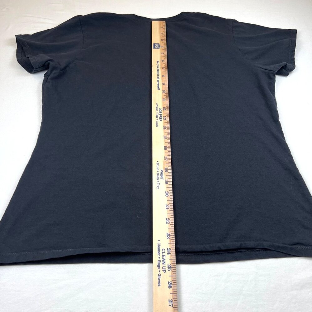 Dallas Cowboys NFL Football Womens Fanatics T-Shirt XL Black V-Neck Blue Star - Picture 9 of 10